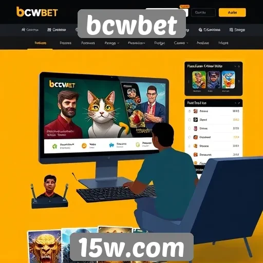 Análise da interface do usuário do site bcwbet